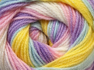 Baby Batik Yellow White Pink Lilac Blue