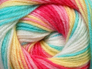Baby Batik Sarı Beyaz Pembe Nane Yeşil Fuşya