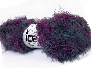 Smooth Fur Purple Dark Grey