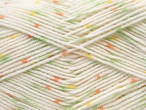 Baby Lollipop Yellow White Salmon Green