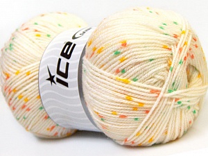 Baby Lollipop Yellow Orange Green Cream