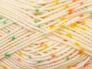 Baby Lollipop Yellow Orange Green Cream