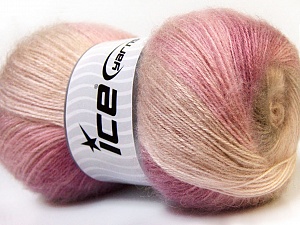 Angora Active Pink Lilac Cream Camel