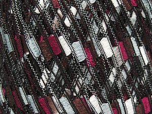 Ladder Beyaz Bordo Kahverengi Trellis