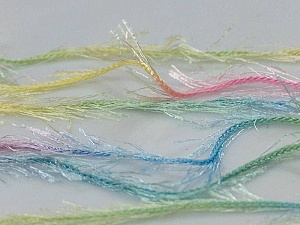 Eyelash 100gr Yellow, Green, Blue