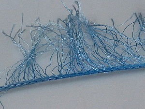 Long Eyelash Blue, White