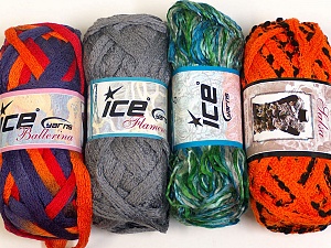 Scarf Yarns Mixed Lot Scarf Yarns