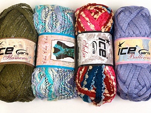 Scarf Yarns Mixed Lot Scarf Yarns