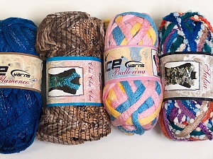 Scarf Yarns Mixed Lot Scarf Yarns