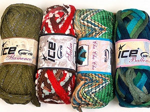 Scarf Yarns Mixed Lot Scarf Yarns