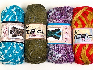 Scarf Yarns Mixed Lot Scarf Yarns