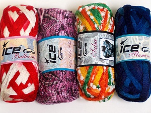 Scarf Yarns Mixed Lot Scarf Yarns