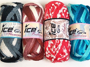 Scarf Yarns Mixed Lot Scarf Yarns