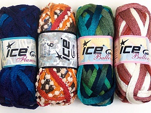 Scarf Yarns Mixed Lot Scarf Yarns