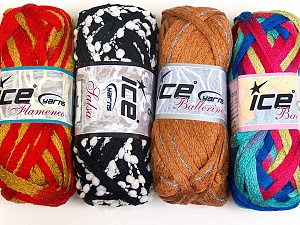Scarf Yarns Mixed Lot Scarf Yarns
