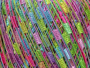 Ladder Pembe Leylak Yeşil Mavi Trellis