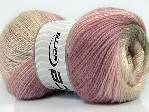 Angora Active Pembe Krem Deve Tüyü