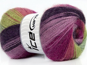 Angora Active Purple Maroon Lilac Green Shades