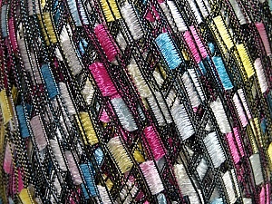 Ladder Yellow White Pink Blue Trellis