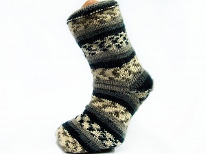 Sale Sock Yarn Navy Grey Shades Cream
