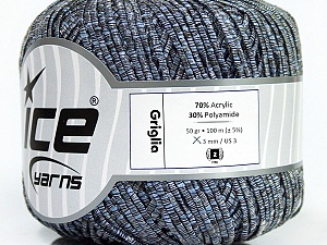 Sale Metallic Silver Blue