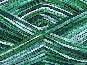 Fettuccia Fine Green Shades
