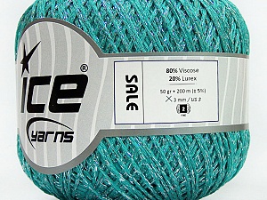 Sale Metallic Turquoise Silver