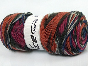 Bonito Ethnic White Fuchsia Copper Black