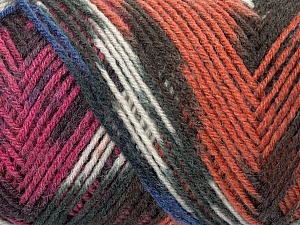 Bonito Ethnic White Fuchsia Copper Black