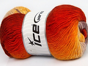 Primadonna Orange Grey Gold Brown