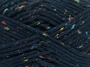 Wool Tweed Superbulky lacivert