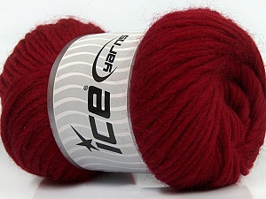 Pure Wool Bulky Bordo