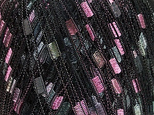 Ladder Gümüş Pembe Gri Tonları Siyah Trellis