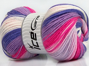 Baby Batik Beyaz Pembe Leylak Lavanta