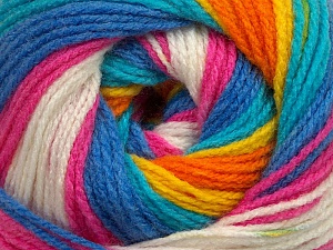 Baby Batik Sarı Beyaz Turkuaz Pembe Turuncu Mavi