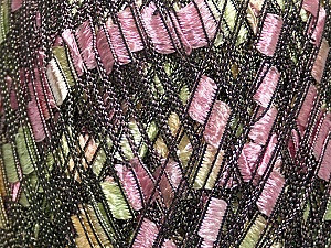 Ladder Sarı Pembe Yeşil Krem Trellis
