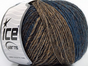 Peru Alpaca Light lacivert Kahverengi Tonları Mavi