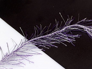Eyelash Purple, White