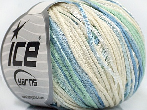 Summertime White Mint Green Blue