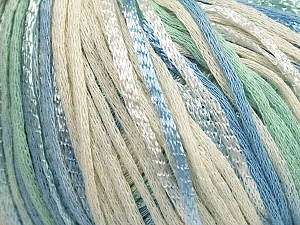 Summertime White Mint Green Blue
