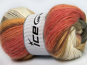 Madonna Salmon Khaki Gold Cream