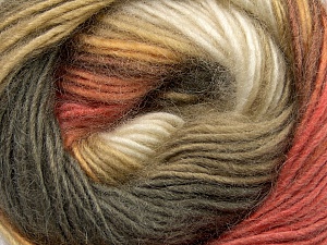 Madonna Salmon Khaki Gold Cream