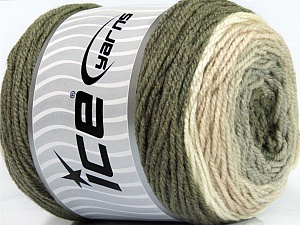 Cakes Wool Haki Gri Krem Bej
