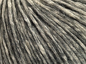 Alpaca Cotton White Grey
