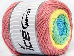 Cakes Wool Sarı Somon Yeşil Mavi