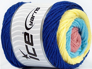 Cakes Wool Sarı Somon lacivert Mavi