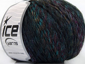 Alpaca Colors Turkuaz Mor Siyah