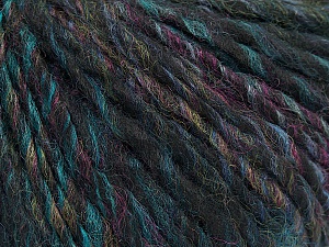 Alpaca Colors Turkuaz Mor Siyah