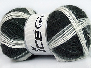 Rainbow White Grey Black
