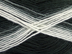 Rainbow White Grey Black